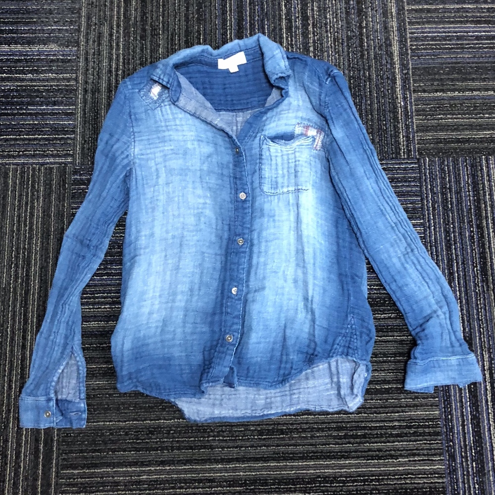 Cloth and Stone Linen Blouse